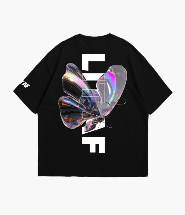 LIT AF Oversized Holo Butterfly